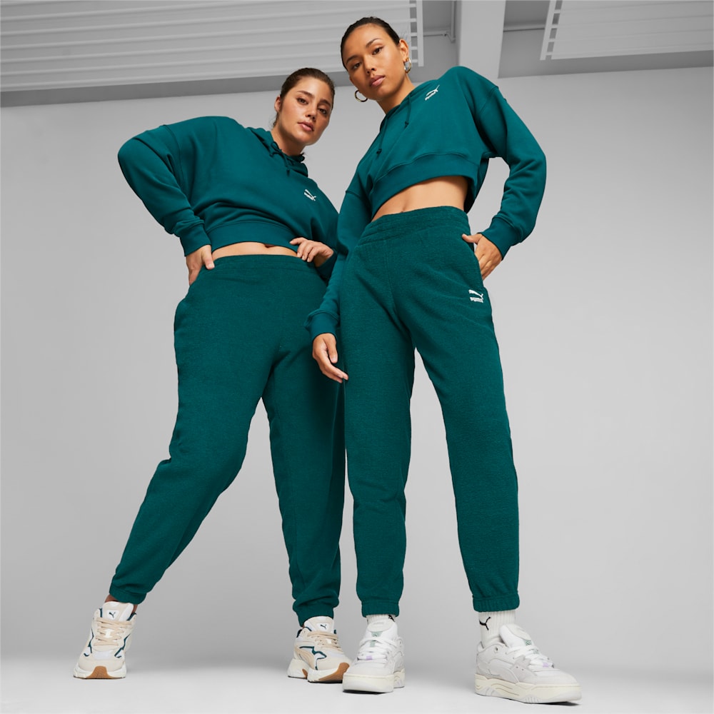 Puma CLASSICS Fleece Sweatpants - Malachite