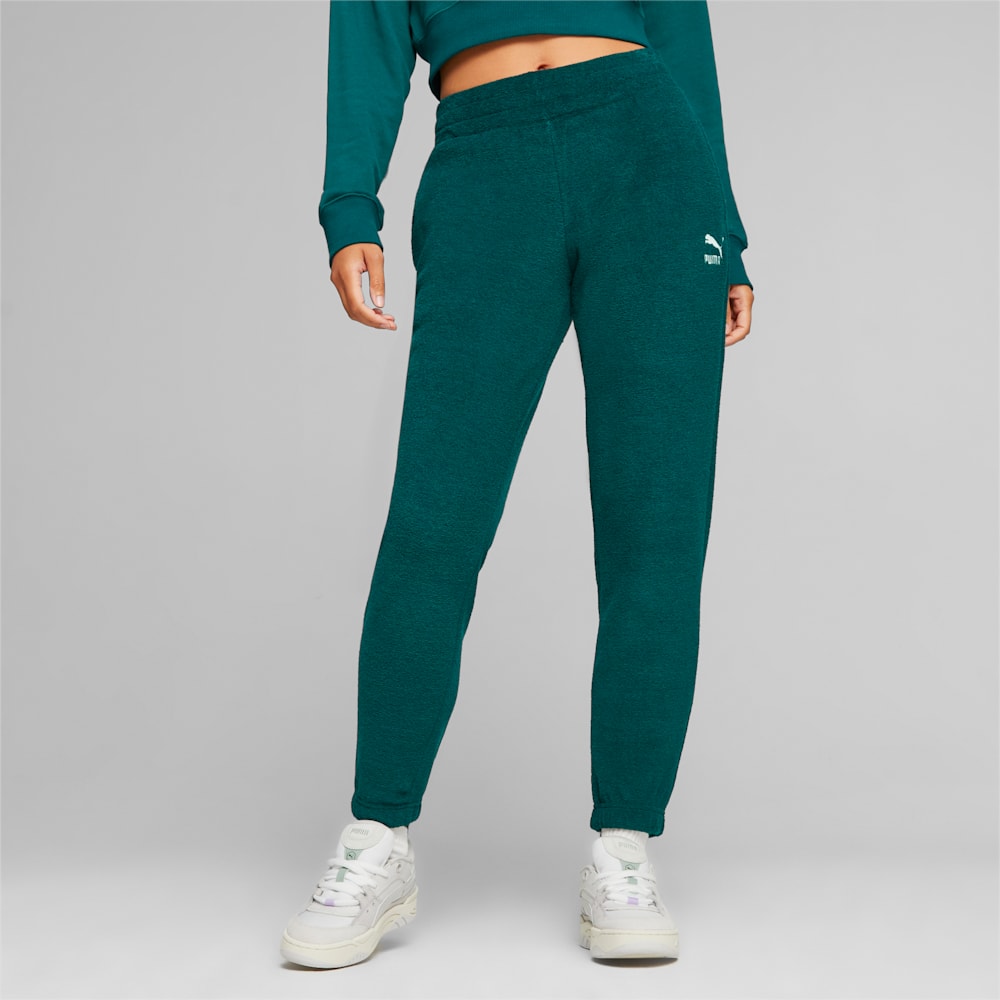 Puma CLASSICS Fleece Sweatpants - Malachite