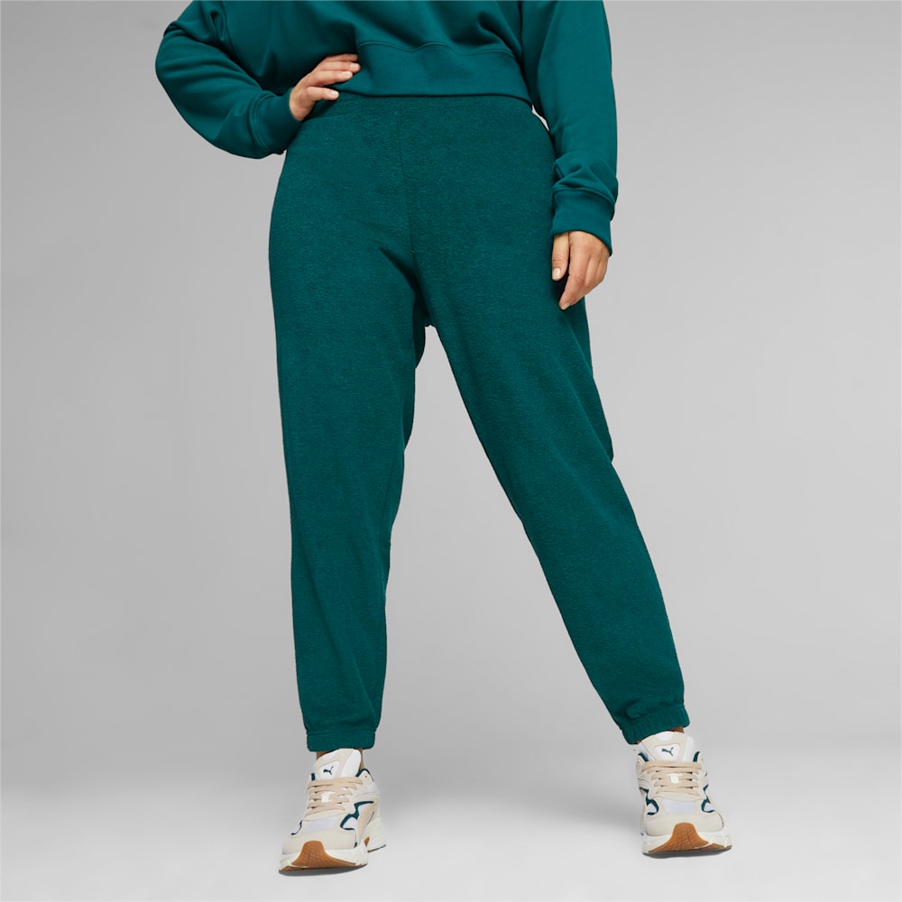 Puma CLASSICS Fleece Sweatpants - Malachite