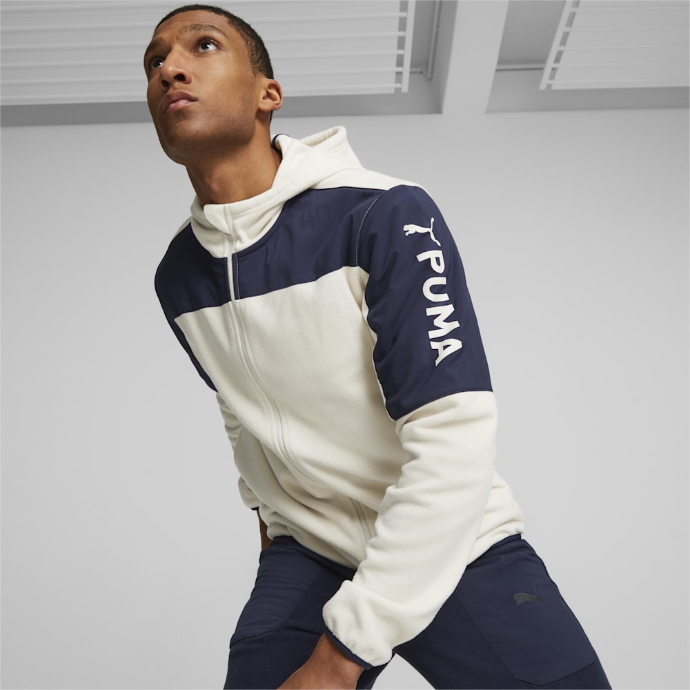 Puma Fit Hybrid Jacket - Alpine Snow-Navy