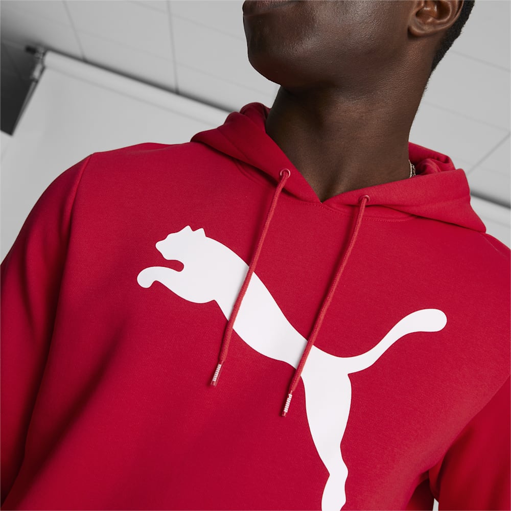 Puma Big Cat Logo Hoodie - For All Time Red