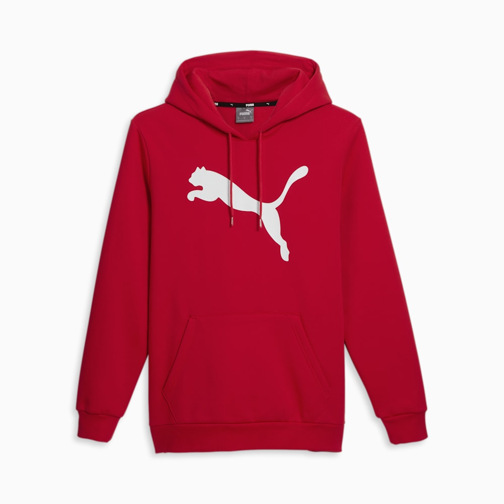 Puma Big Cat Logo Hoodie - For All Time Red