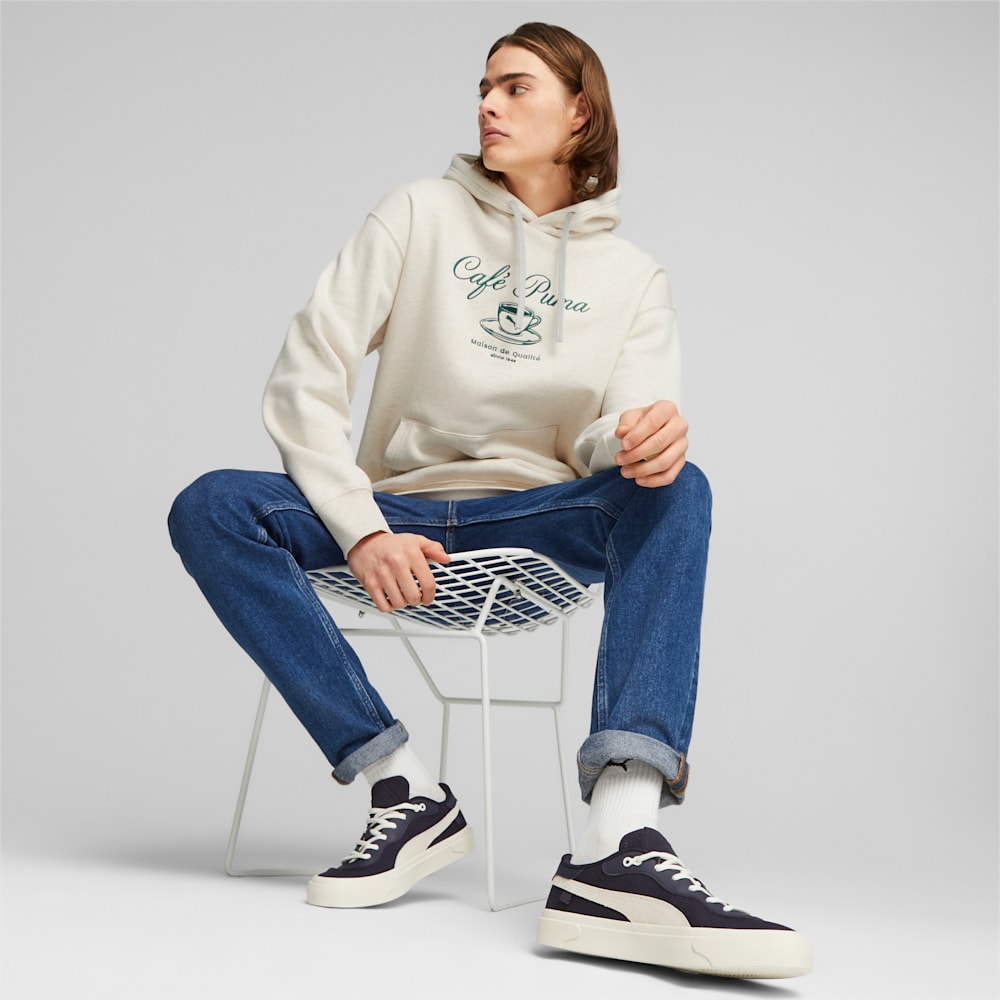 Puma CLASSICS CAFE PUMA Hoodie - Beige Heather