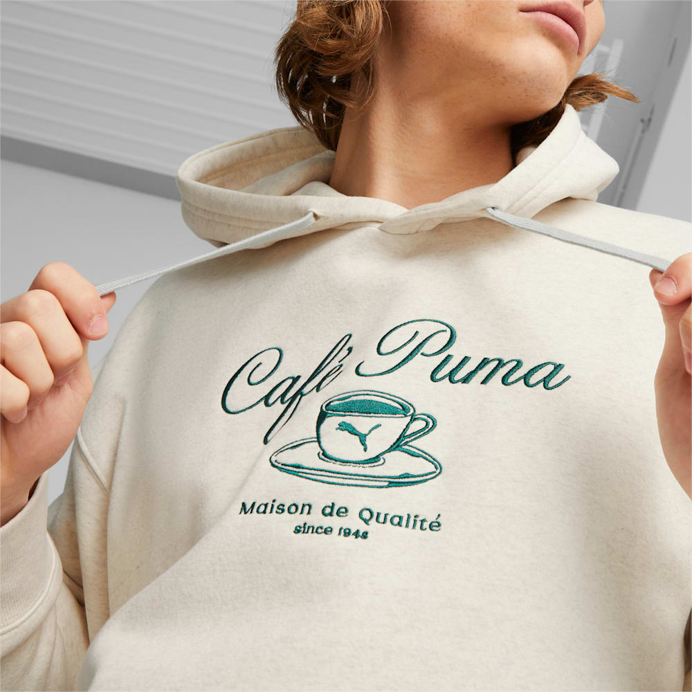 Puma CLASSICS CAFE PUMA Hoodie - Beige Heather