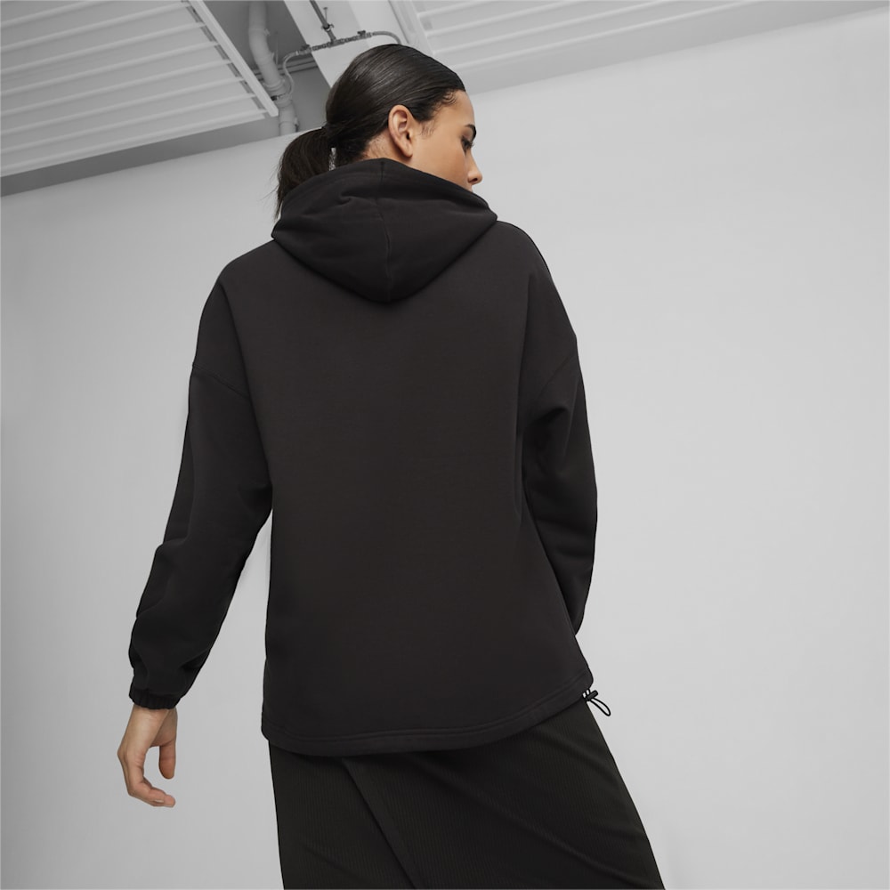 Puma DARE TO Oversized Hoodie - Black