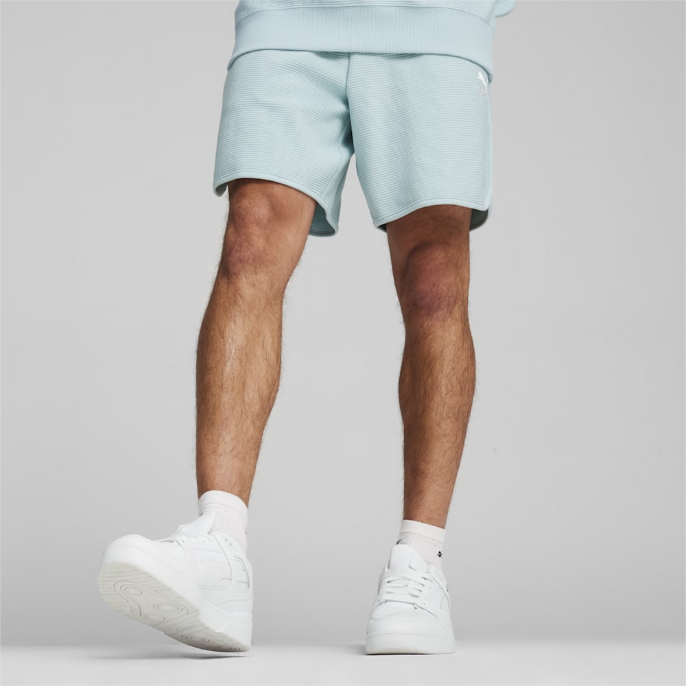 Puma CLASSICS Waffle Shorts - Turquoise Surf