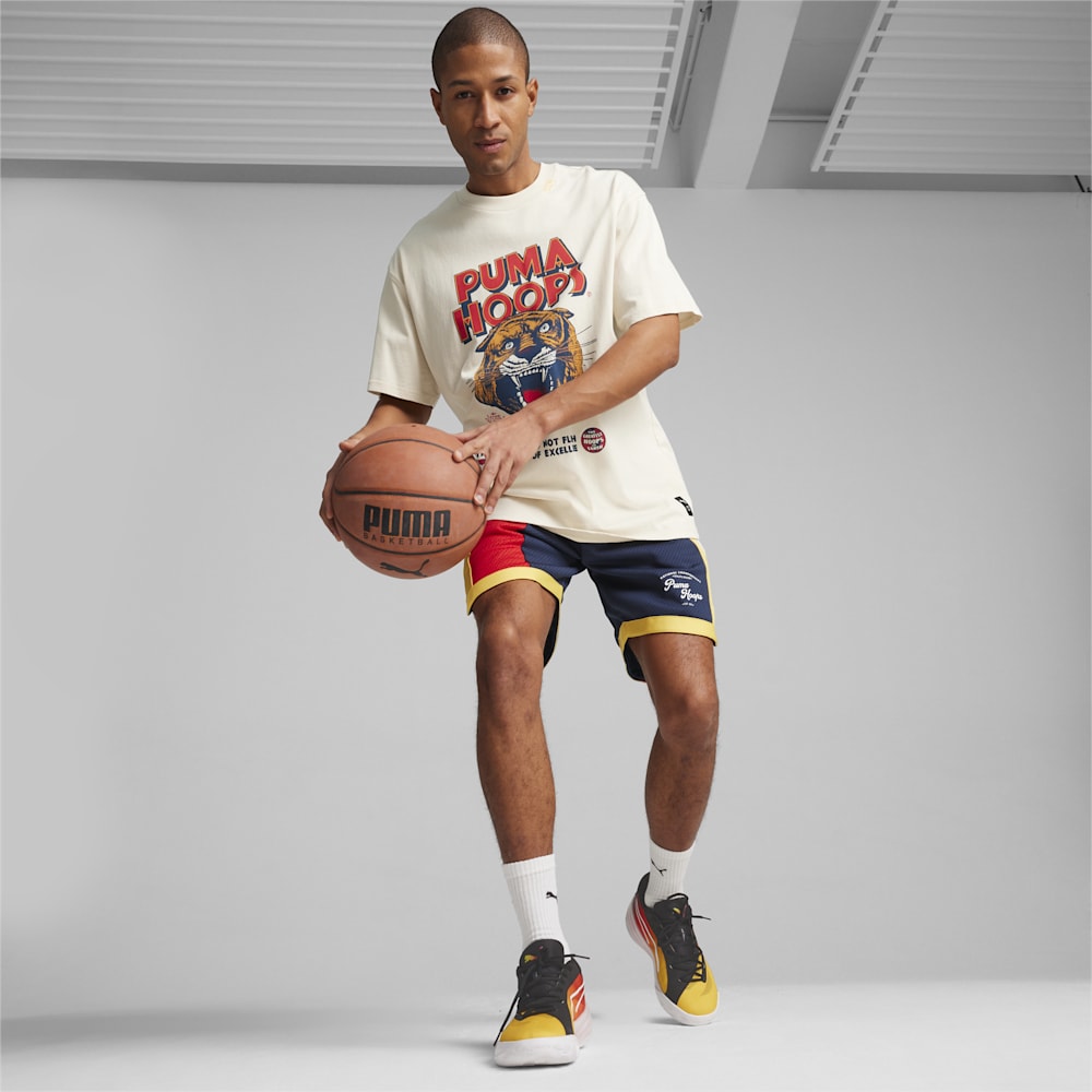 Puma SHOWTIME PUMA HOOPS Basketball Mesh Shorts - Club Navy