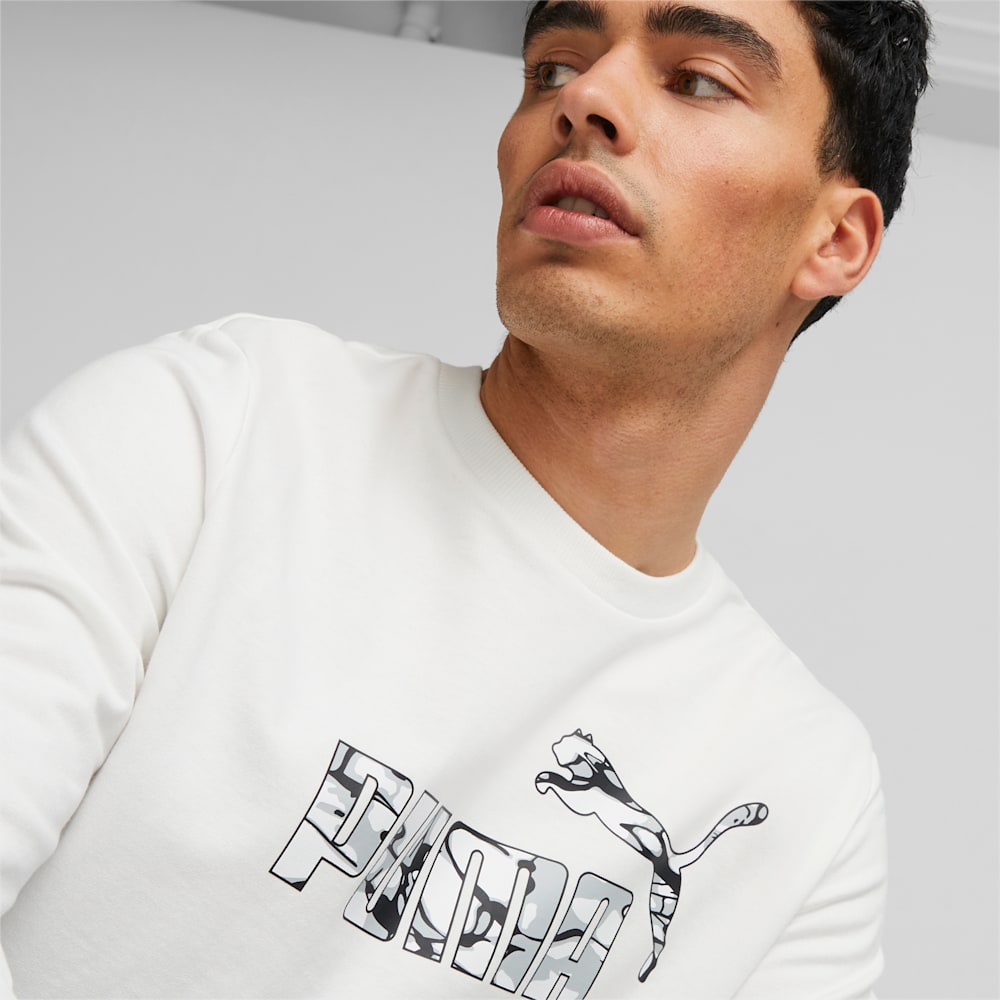 Puma Summer Splash Crew Neck Sweatshirt - White