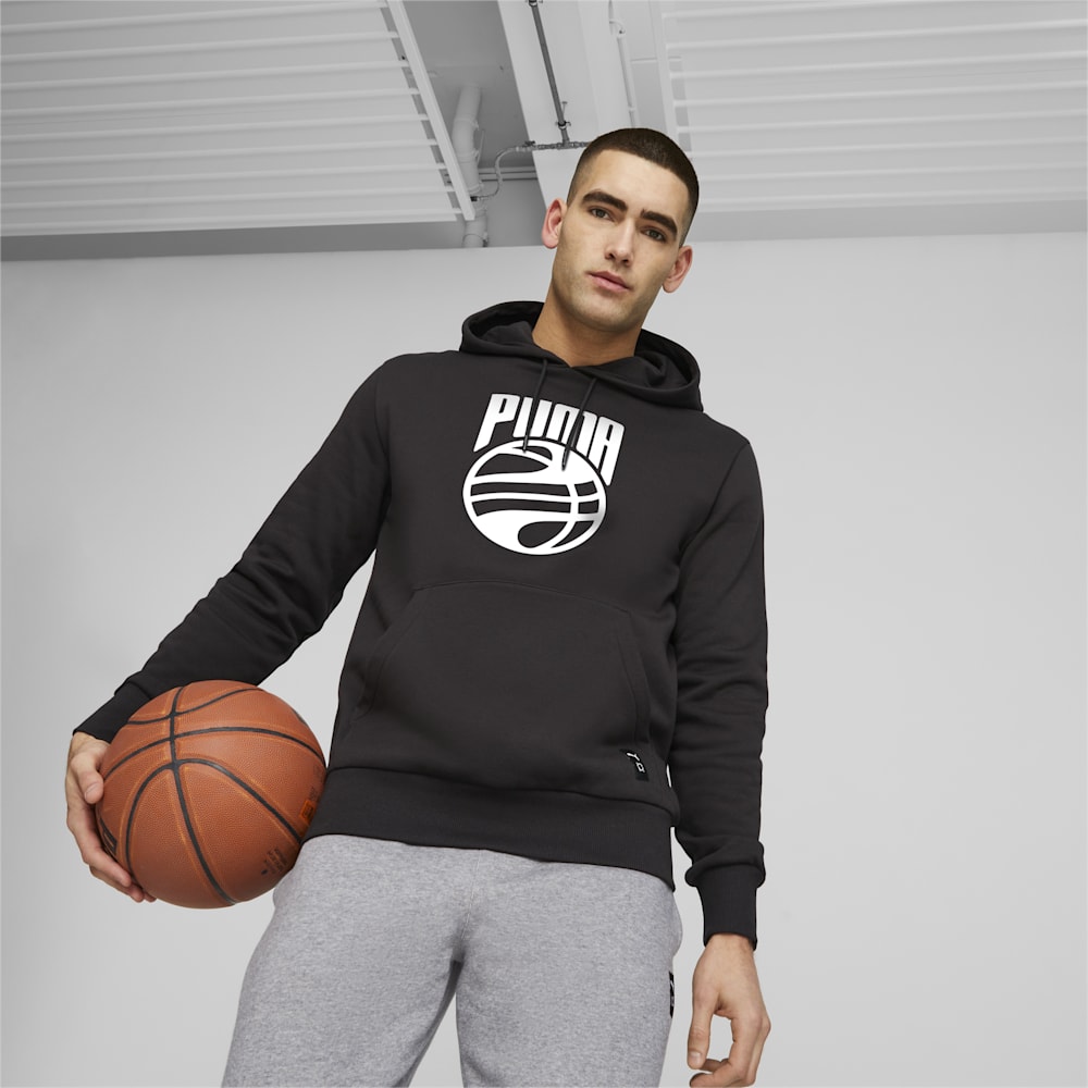 Puma Posterize Basketball Hoodie - Black