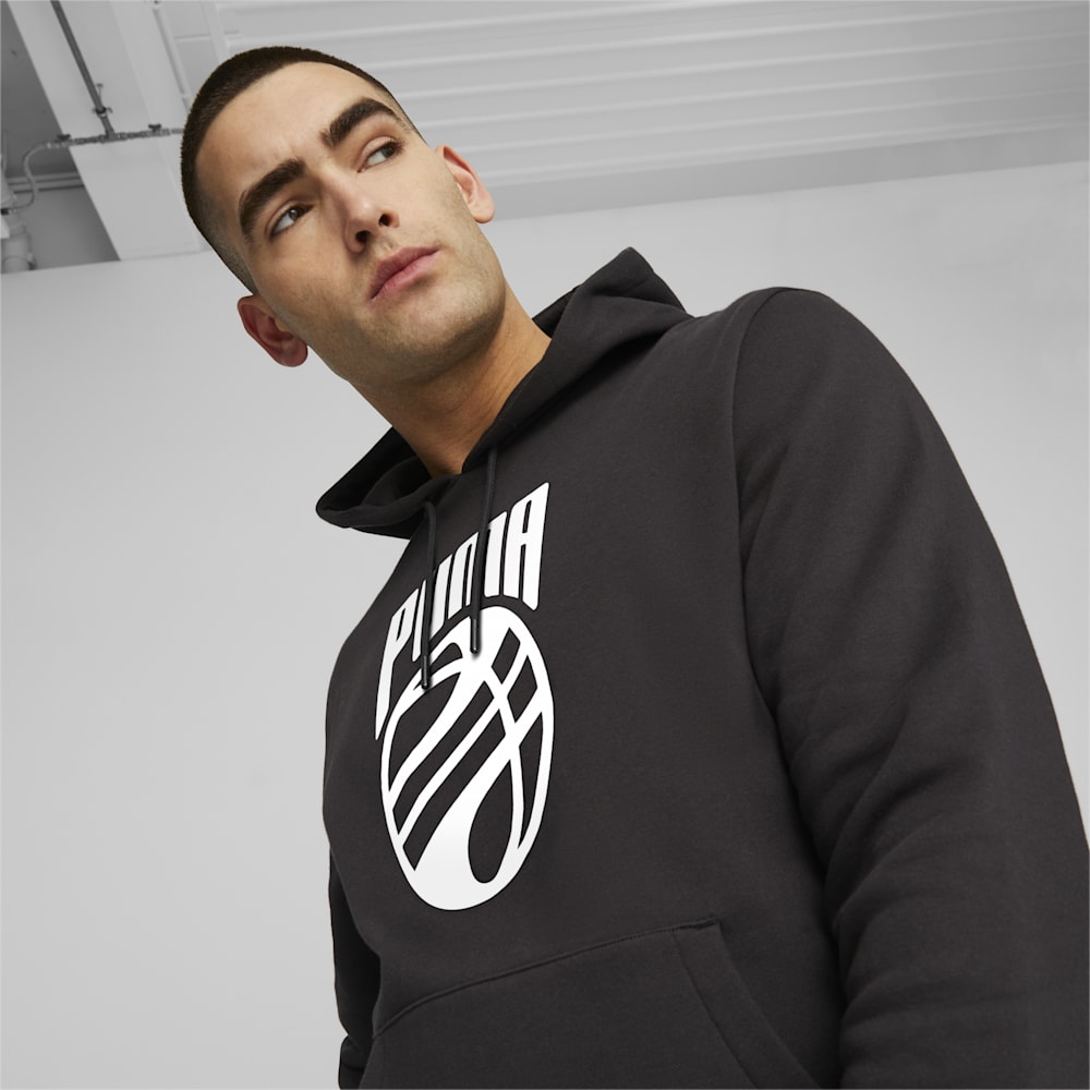 Puma Posterize Basketball Hoodie - Black