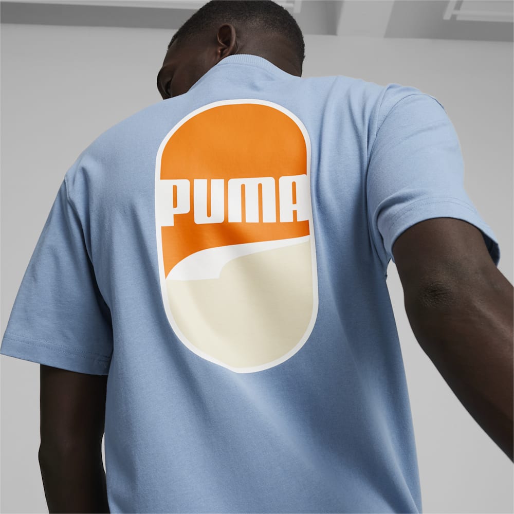 Puma DOWNTOWN 180 Logo Tee - Zen Blue