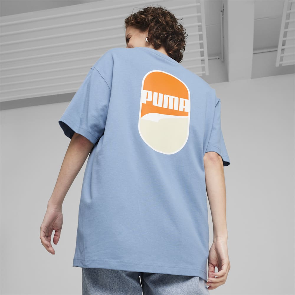 Puma DOWNTOWN 180 Logo Tee - Zen Blue