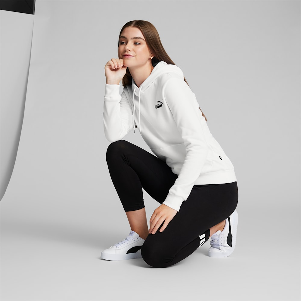 Puma Essentials Small Logo Hoodie - White