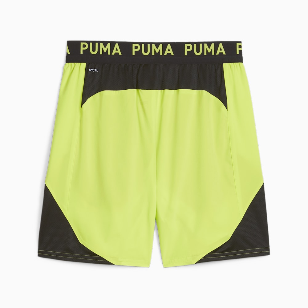 Puma FIT Ultrabreathe 7" Stretch Woven Training Shorts - Lime Pow-Black