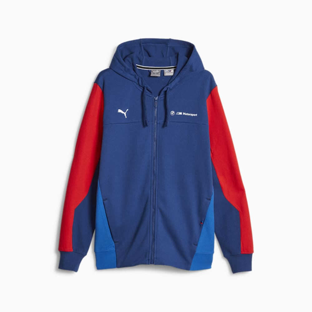 Puma BMW M Motorsport Hooded Sweat Jacket - Pro Blue-M color