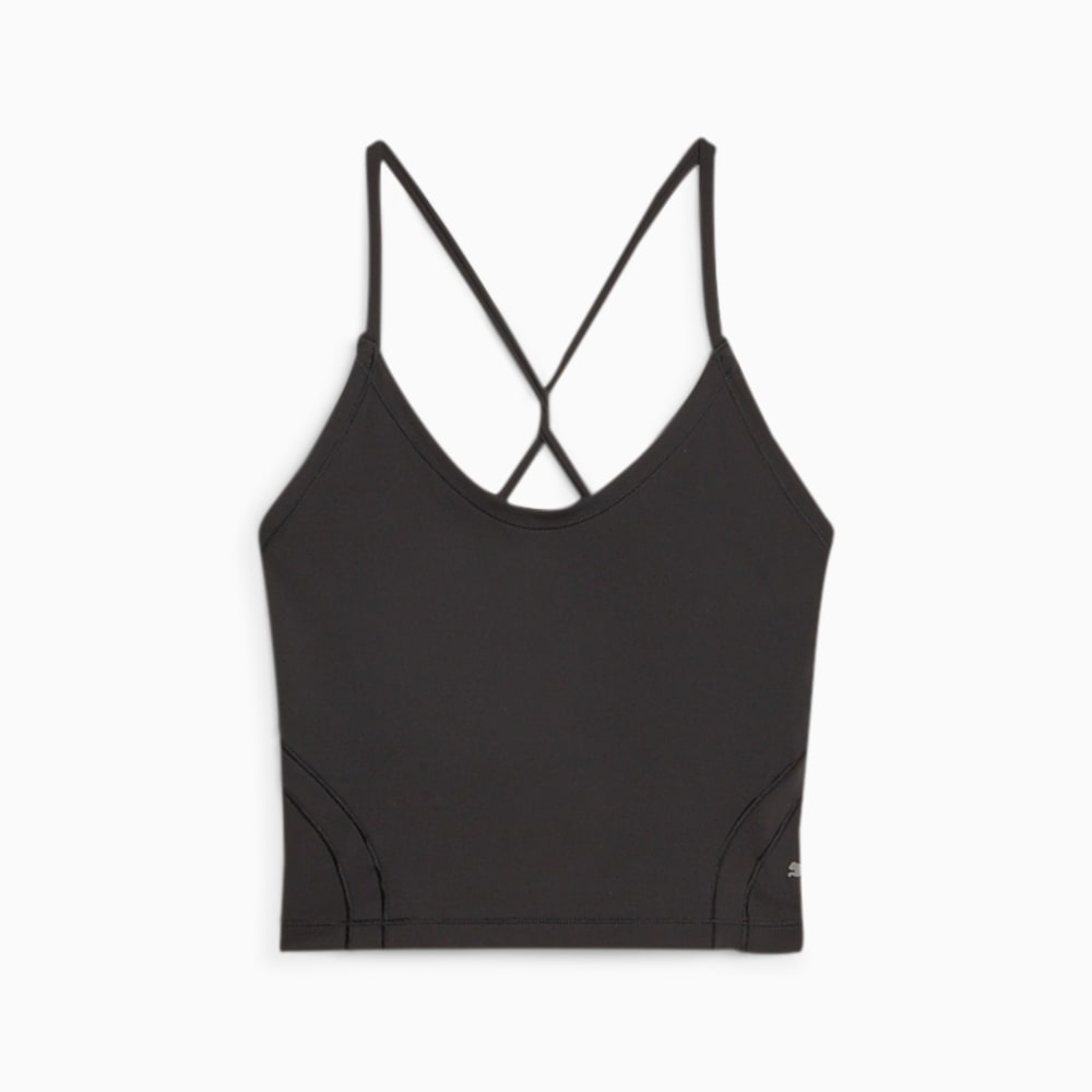 Puma Studio Ultrabare Training Crop Top - Black-SHIBORI