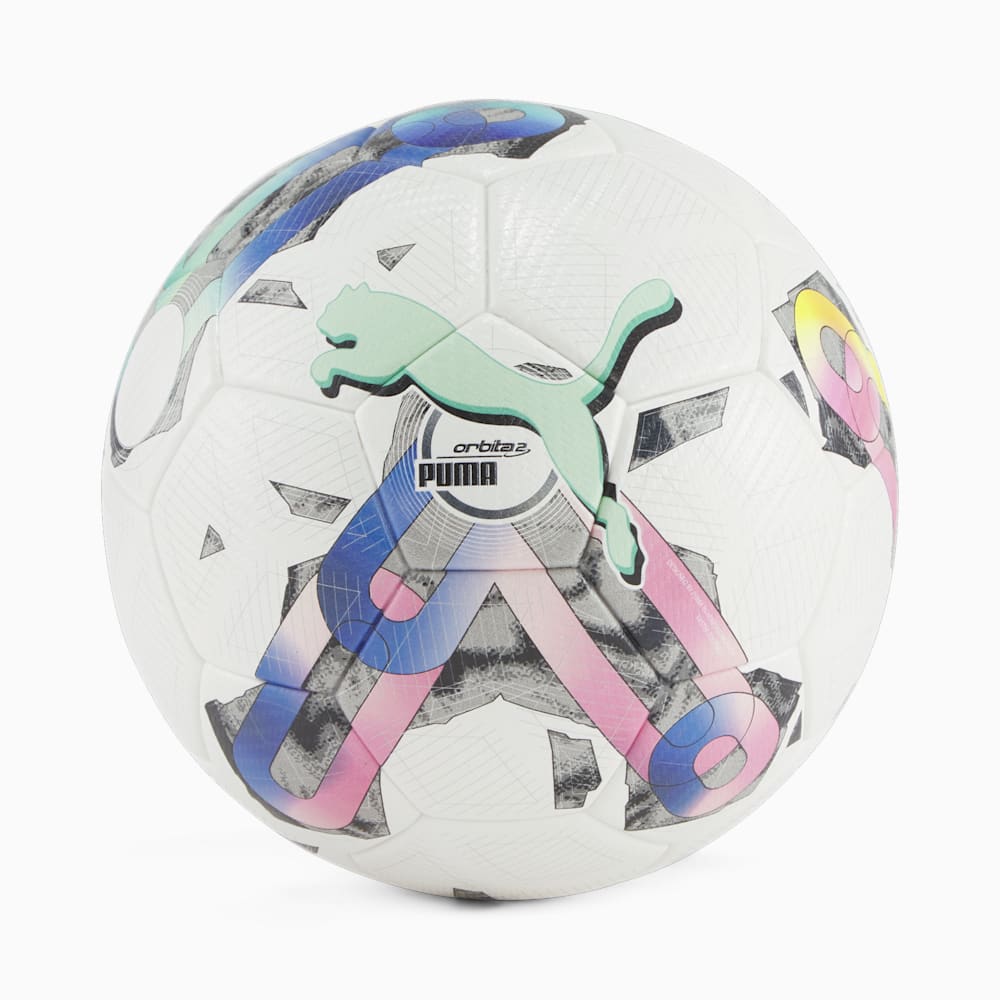 Puma Orbita 2 TB FQP Soccer Ball - White-multi colour