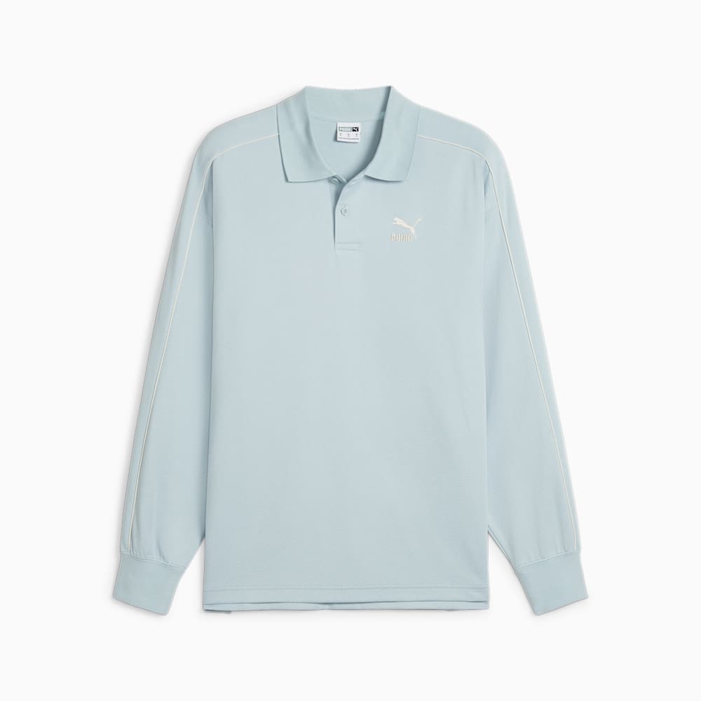 Puma T7 Polo Sweatshirt - Turquoise Surf