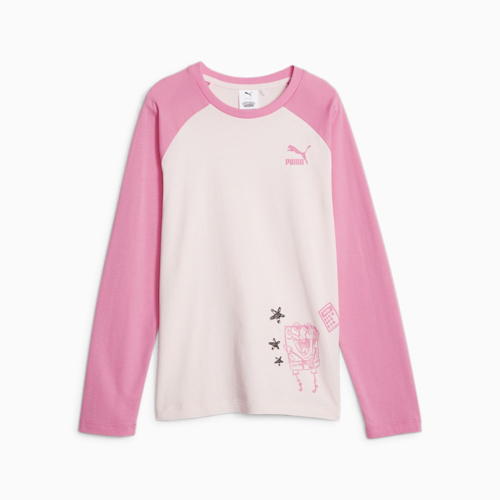 Puma PUMA x SPONGEBOB SQUAREPANTS Kids Long Sleeve Tee - Frosty Pink