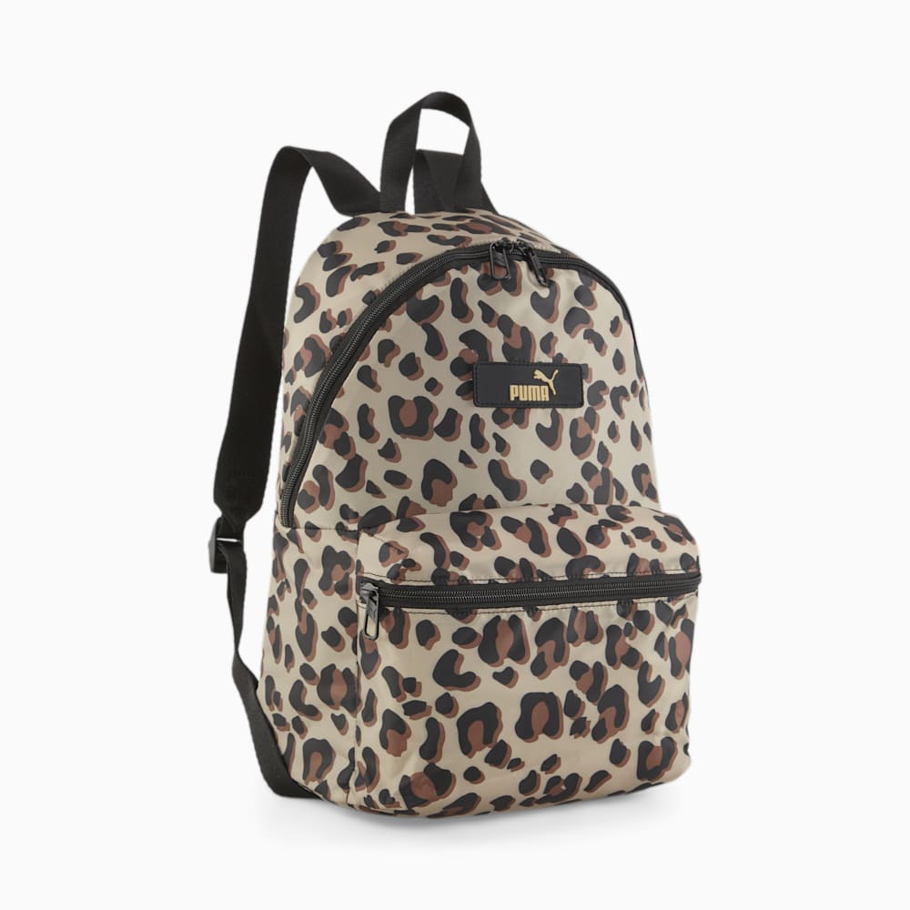 Puma Core Pop Backpack - Prairie Tan-Animal AOP