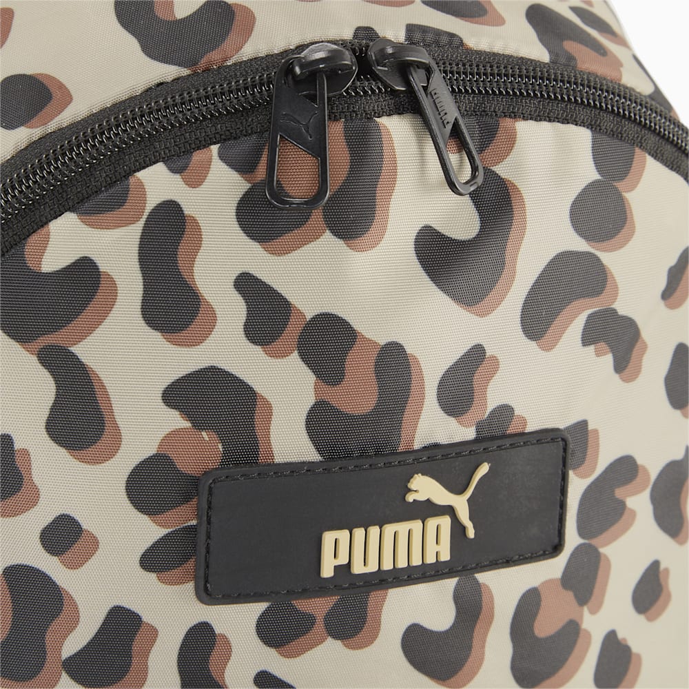 Puma Core Pop Backpack - Prairie Tan-Animal AOP