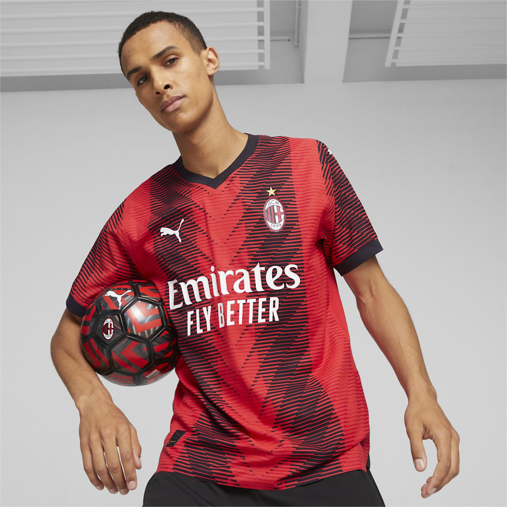 Puma AC Milan 23/24 Home Authentic Jersey - For All Time Red-Black