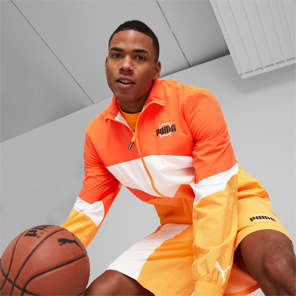 Puma Clyde Basketball Jacket 2.0 - Cayenne Pepper-Clementine