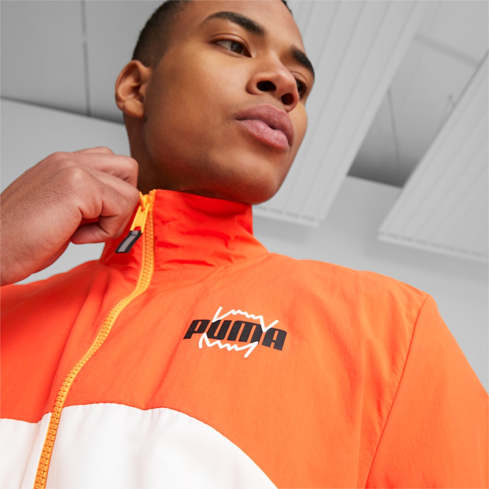 Puma Clyde Basketball Jacket 2.0 - Cayenne Pepper-Clementine