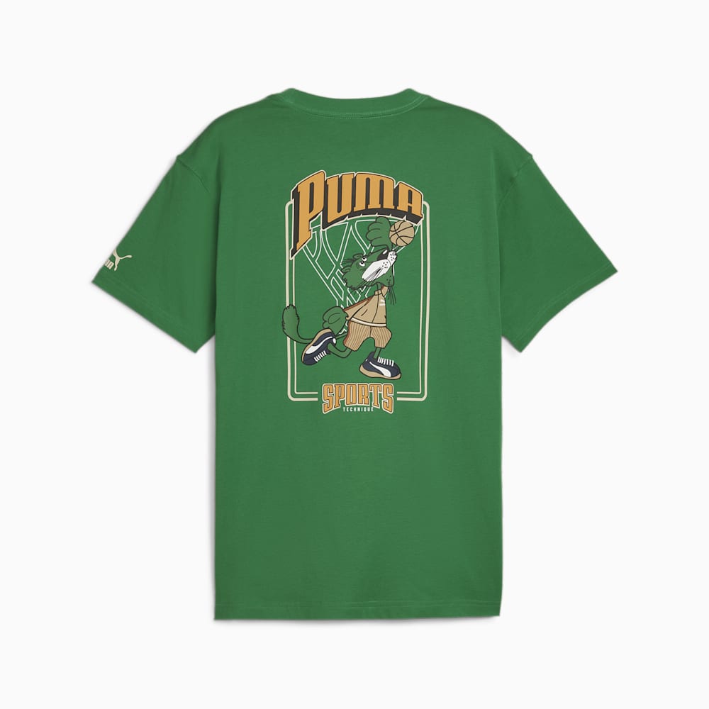 Puma For the Fanbase PUMA TEAM Graphic Tee - Archive Green