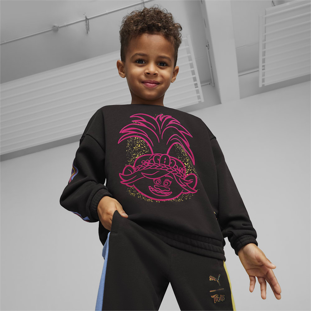 Puma PUMA x TROLLS Little Kids Sweatshirt - Black