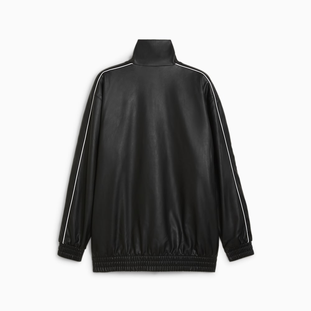 Puma T7 Pleather Track Jacket - Black