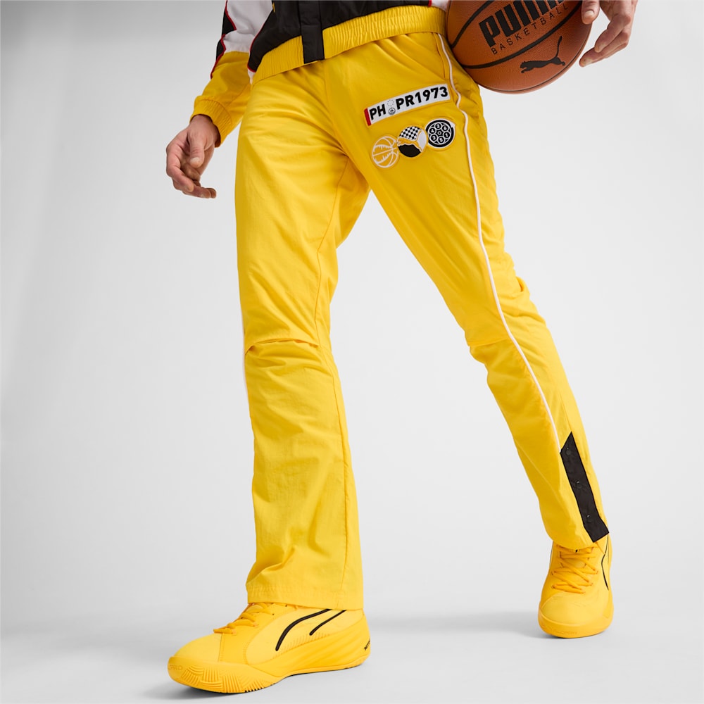 Puma x PORSCHE Basketball Woven Pants - Sport Yellow-Black