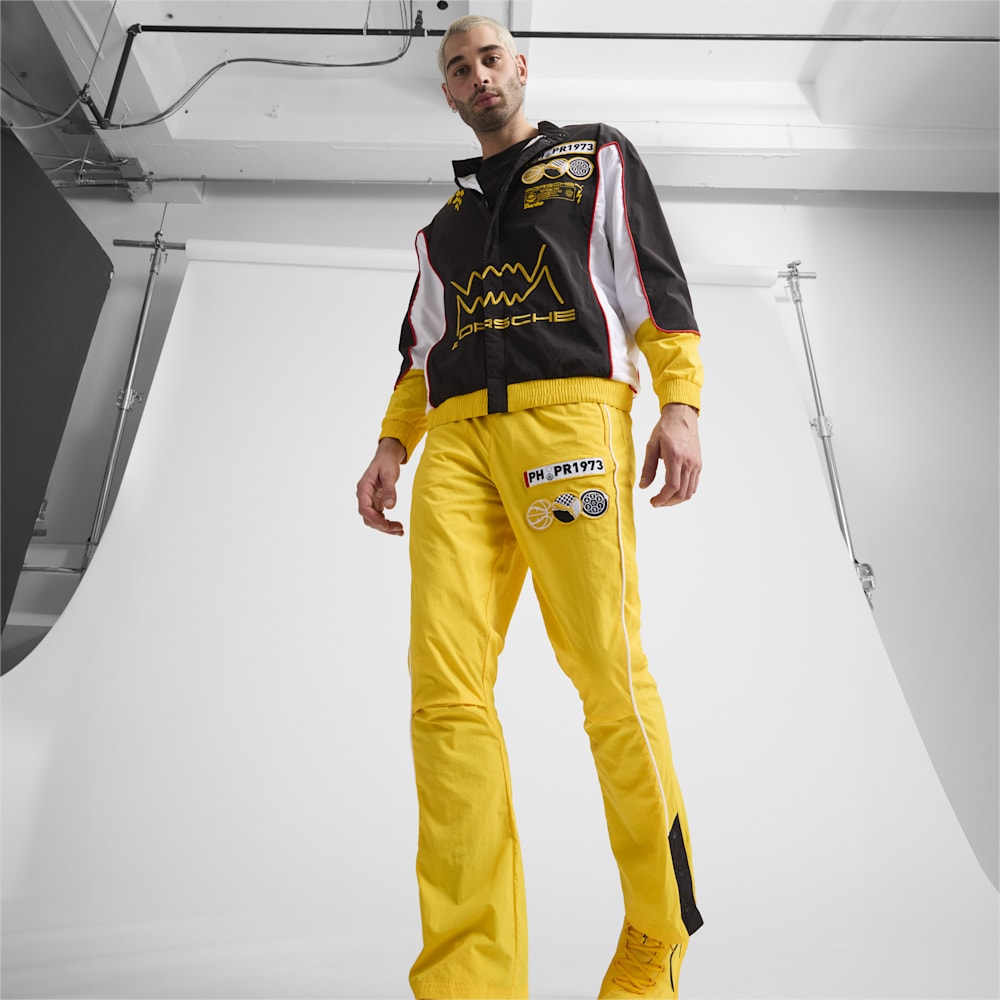 Puma x PORSCHE Basketball Woven Pants - Sport Yellow-Black