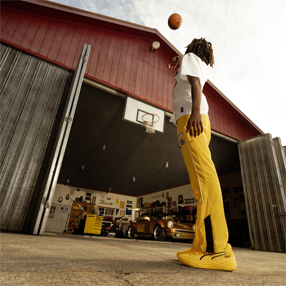 Puma x PORSCHE Basketball Woven Pants - Sport Yellow-Black