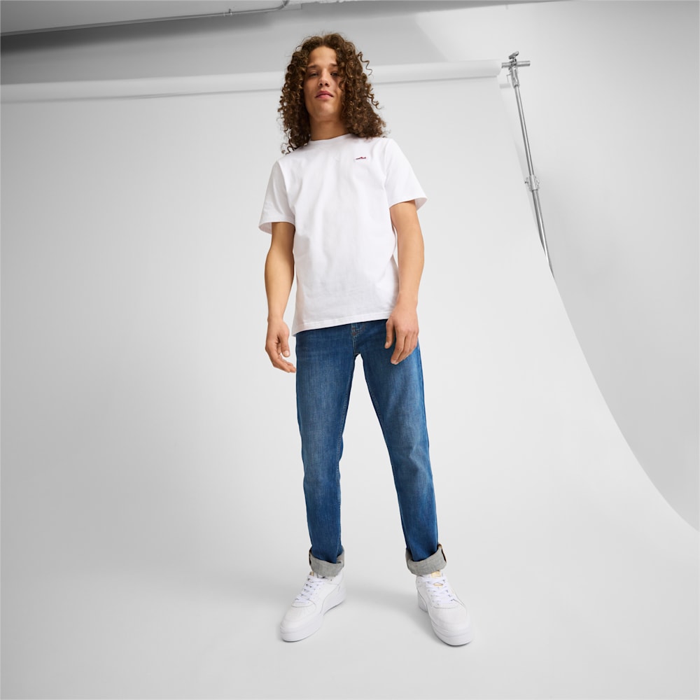 Puma Suede Logo Tee - White