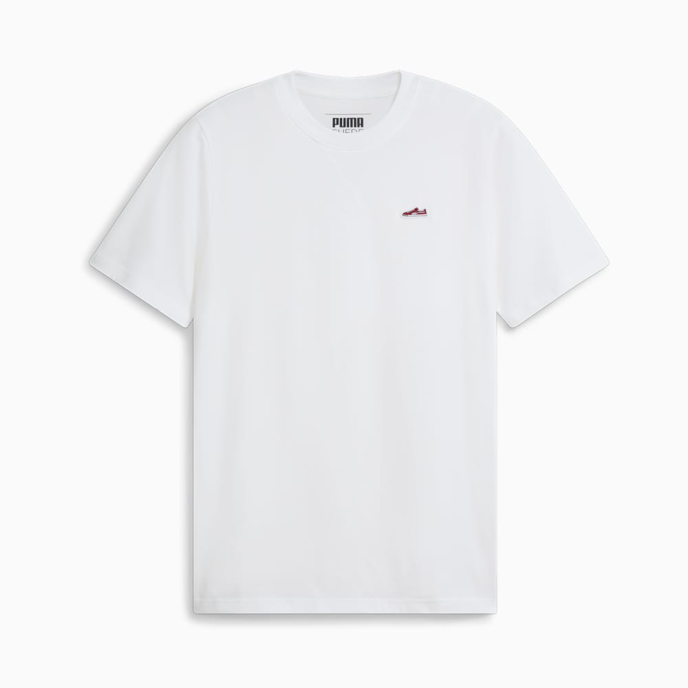 Puma Suede Logo Tee - White