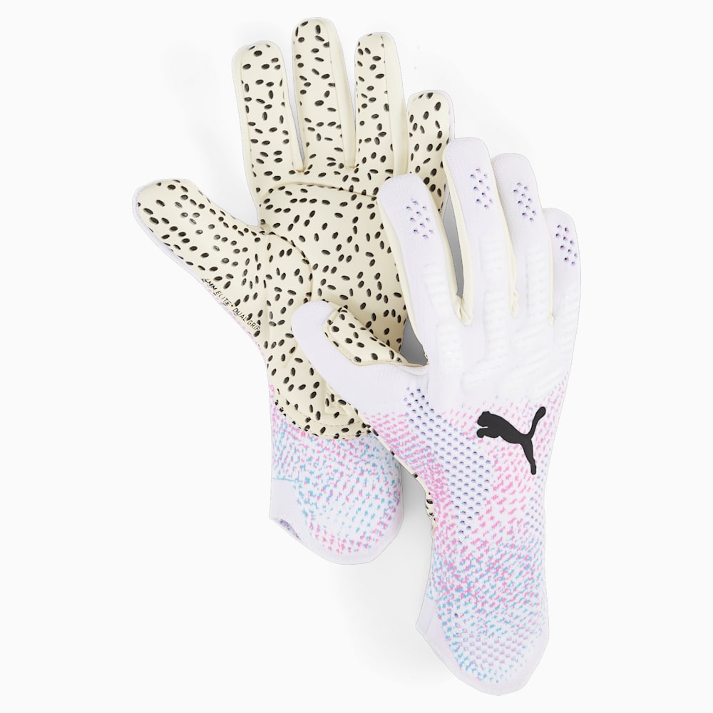 Puma FUTURE Ultimate NC Goalkeeper Gloves - White-Poison Pink-Black