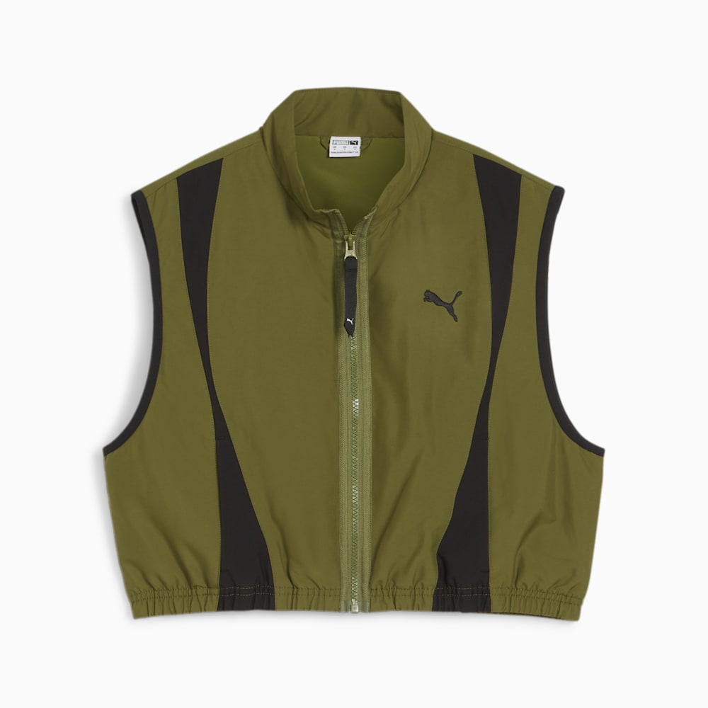 Puma DARE TO Woven Vest - Olive Green