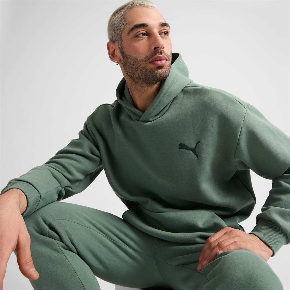 Puma Elevated Full Length Hoodie - Eucalyptus