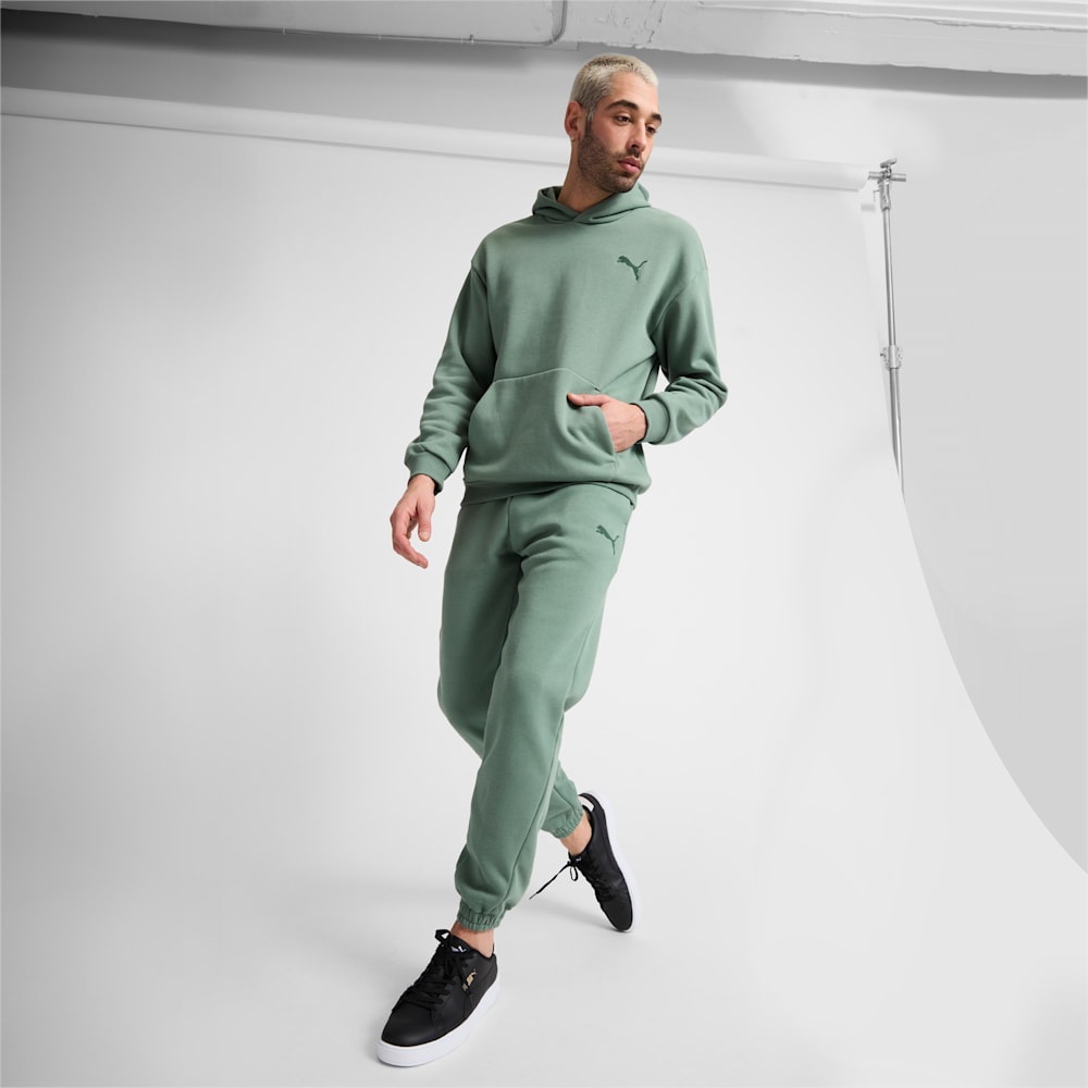 Puma Elevated Full Length Hoodie - Eucalyptus