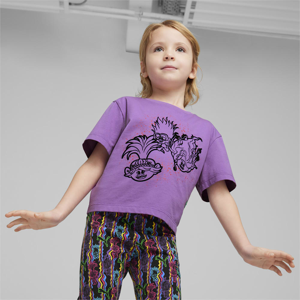 Puma PUMA x TROLLS Little Kids Graphic Tee - Ultraviolet