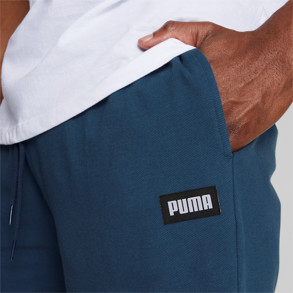 Puma Logo Shorts - Dark Denim