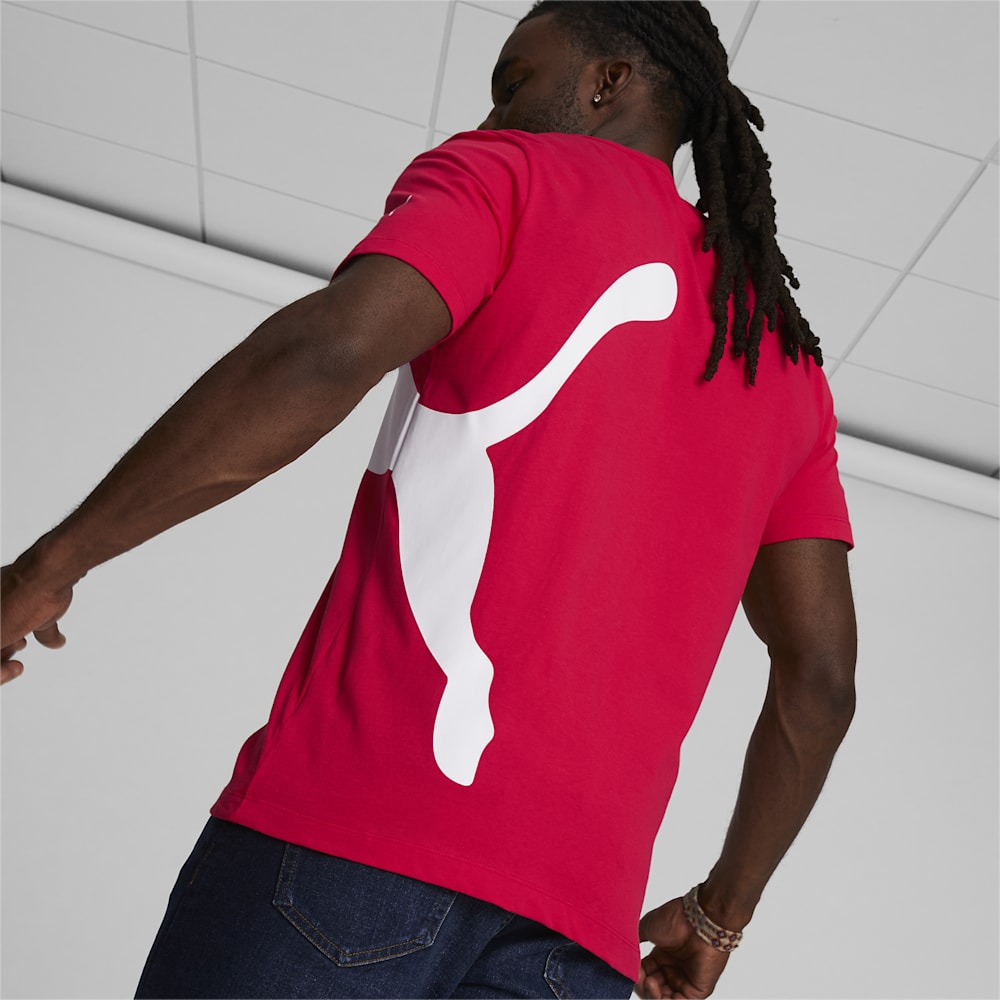 Puma Oversized Logo Tee - For All Time Red