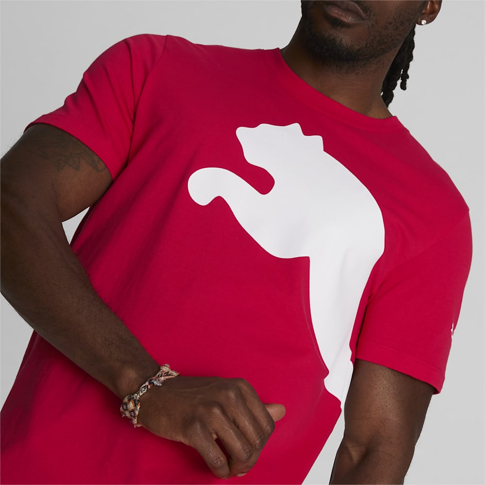 Puma Oversized Logo Tee - For All Time Red