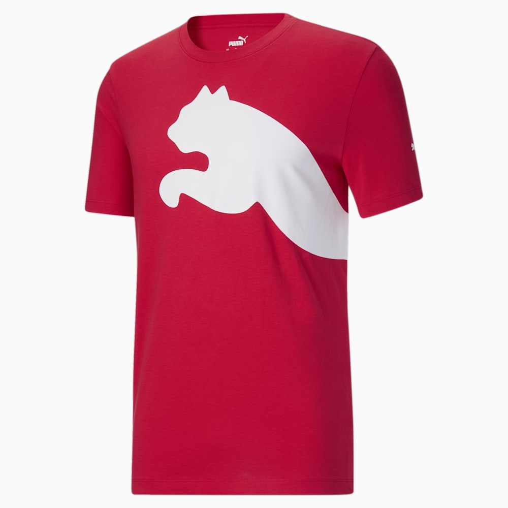 Puma Oversized Logo Tee - For All Time Red