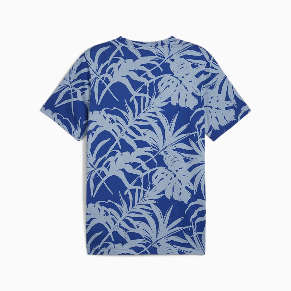 Puma ESS+ PALM RESORT Tee - Cobalt Glaze-AOP