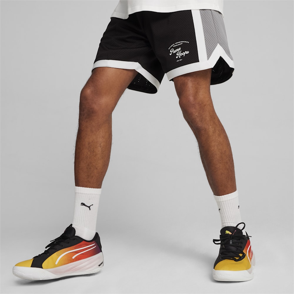 Puma SHOWTIME PUMA HOOPS Basketball Mesh Shorts - Black