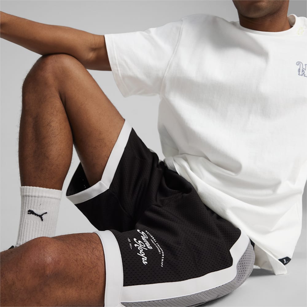 Puma SHOWTIME PUMA HOOPS Basketball Mesh Shorts - Black