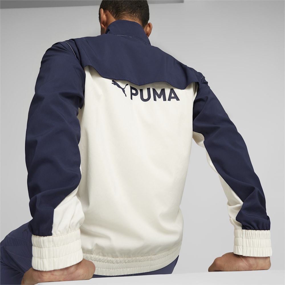 Puma FIT Full-Zip Woven Training Jacket - Alpine Snow-Navy