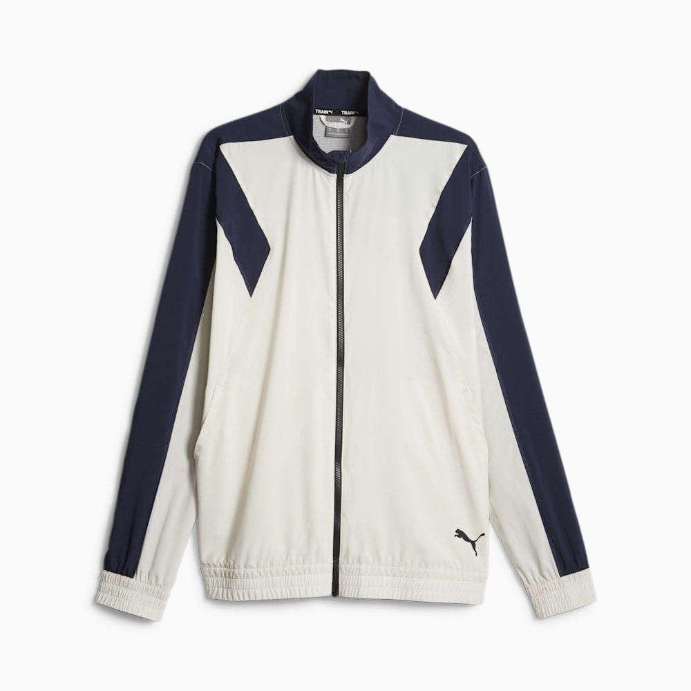 Puma FIT Full-Zip Woven Training Jacket - Alpine Snow-Navy